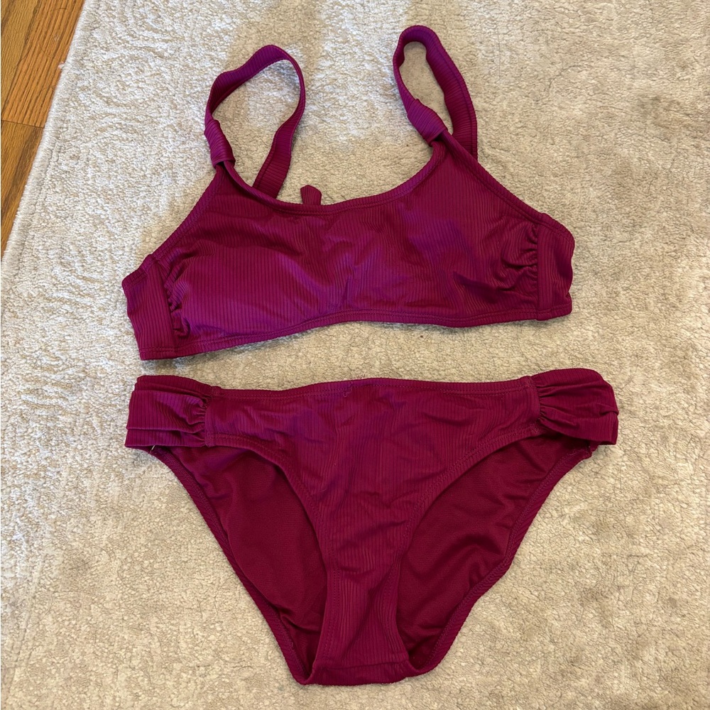 Arizona jeans mauve ribbed purple bikini